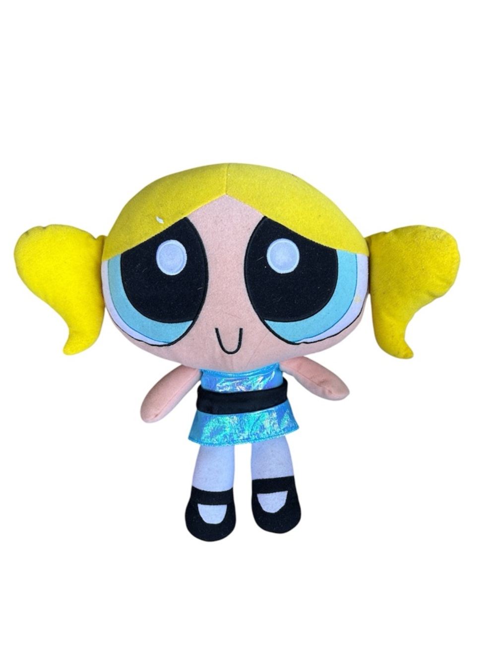Vintage Powerpuff Girls Plush Doll Character Toy Cartoon Network Bubbles Y2k 00s